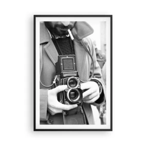 Plagát v čiernom ráme - V retro štýle - 61x91 cm