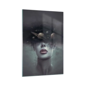 Obraz na skle - A planéty… - 70x100 cm