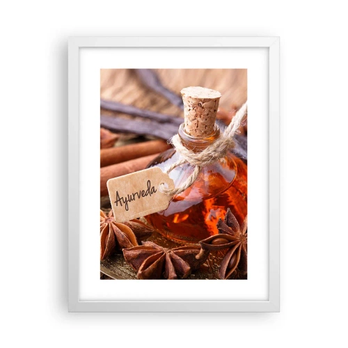 Plagát v bielom ráme - K jednote tela a ducha - 30x40 cm