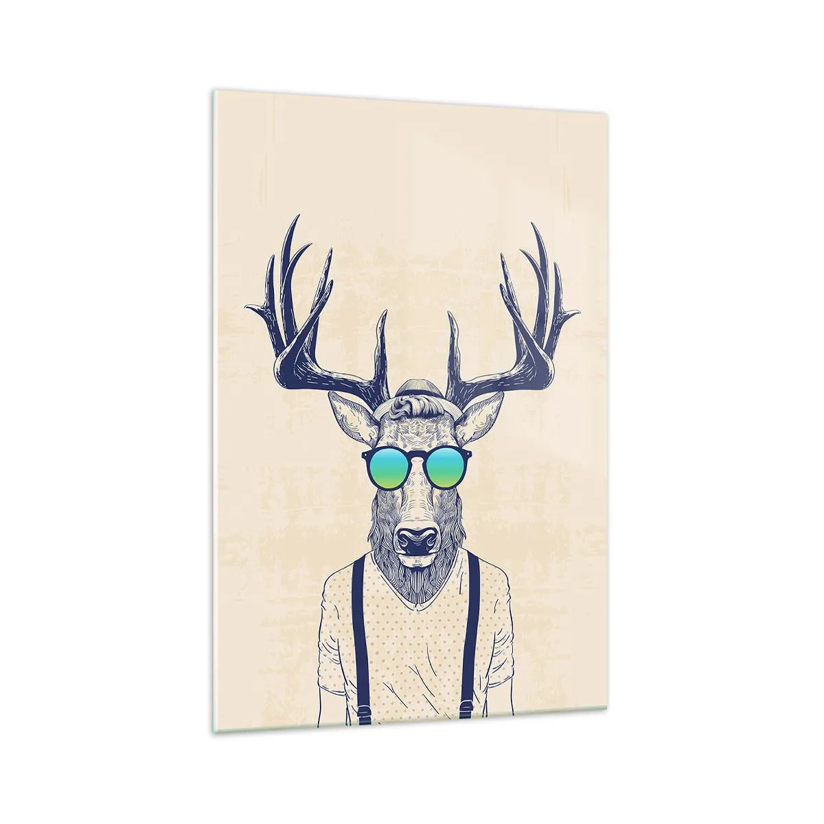 Obraz na skle - A koho si čakal? - 70x100 cm