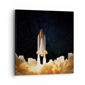 Obraz na plátne - Ad astra! - 40x40 cm