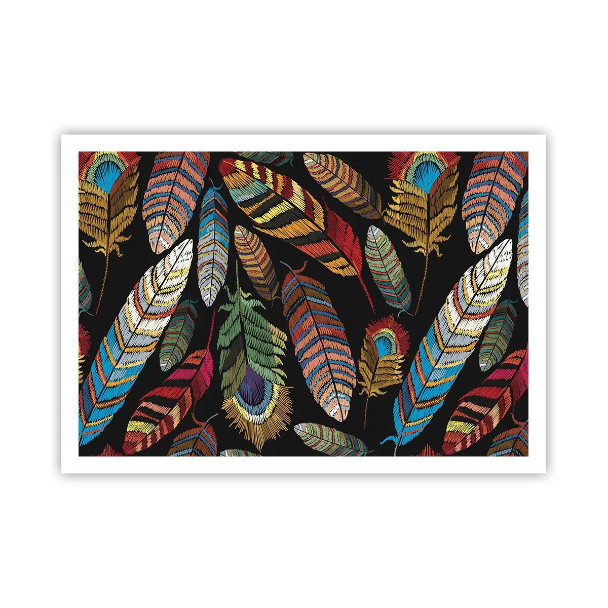 Plagát - Vtáčí karneval - 100x70 cm