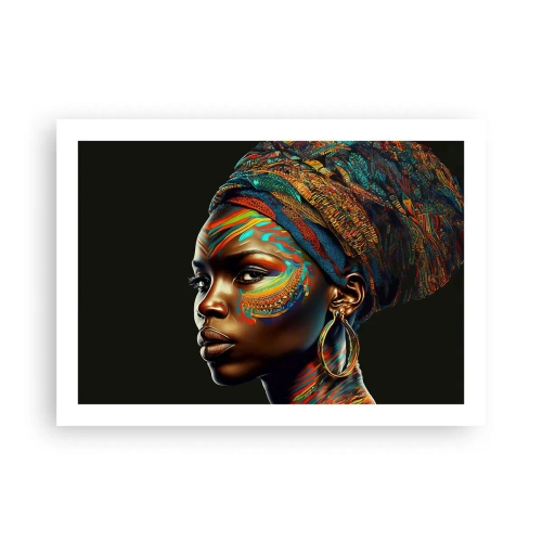 Plagát - Africká kráľovná - 70x50 cm