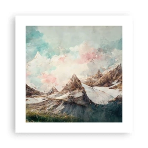 Plagát - Skalné čepele - 40x40 cm