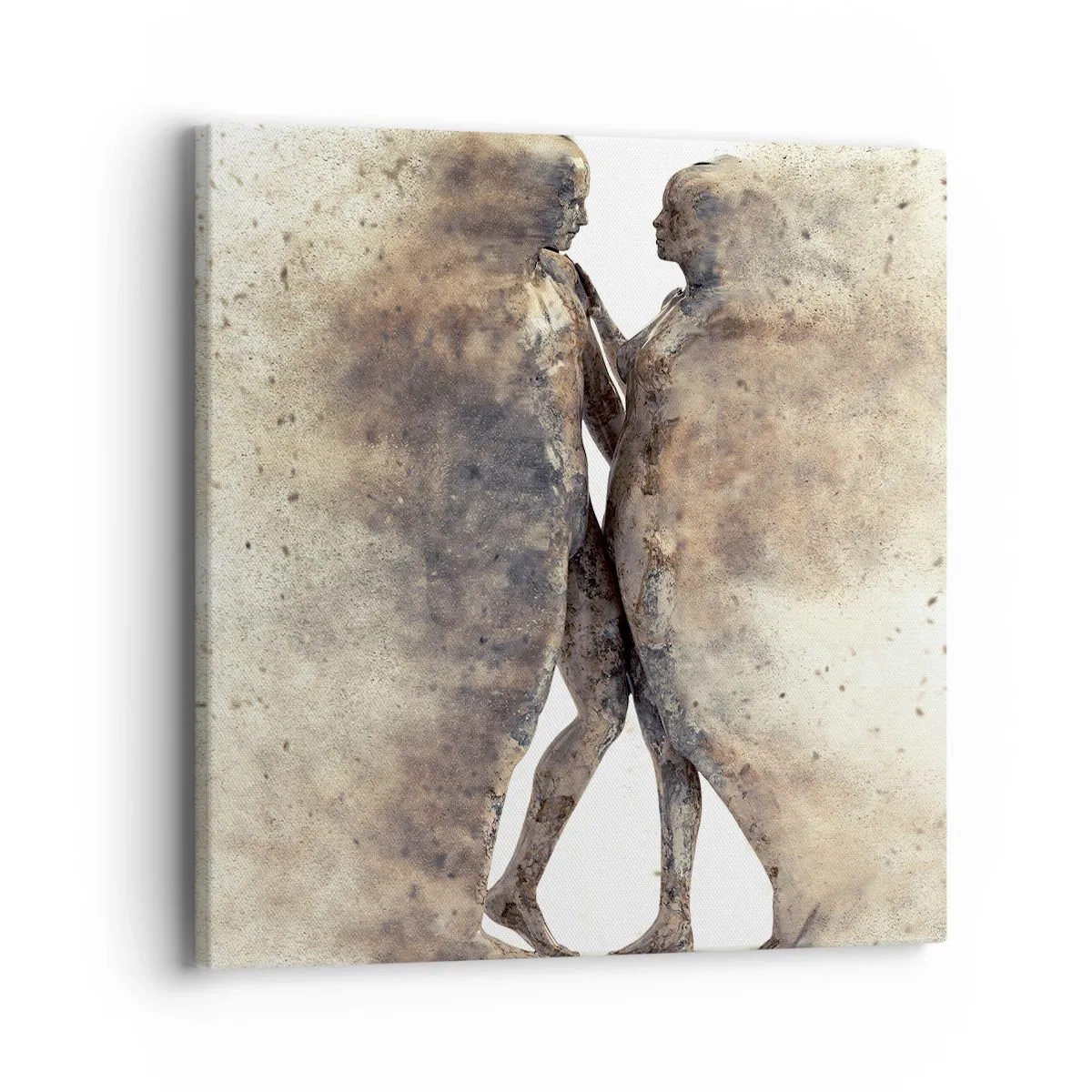 Obraz na plátne - Z prachu povstali, aby milovali - 40x40 cm