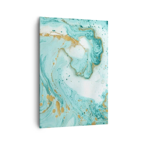 Obraz na plátne - Pod veľkou vlnou z epochy Edo - 70x100 cm