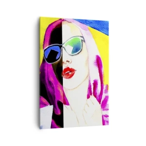 Obraz na plátne - Nie som biela a nie som čierna - 70x100 cm