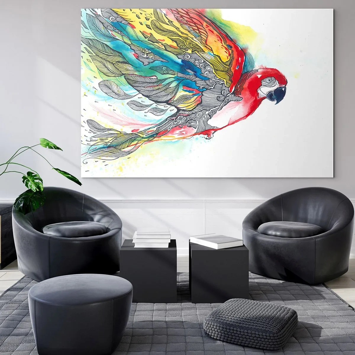 Obraz na skle - Ži farebne - 100x70 cm