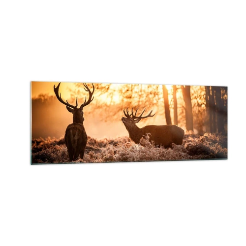 Obraz na skle - Sen poľovníka - 140x50 cm