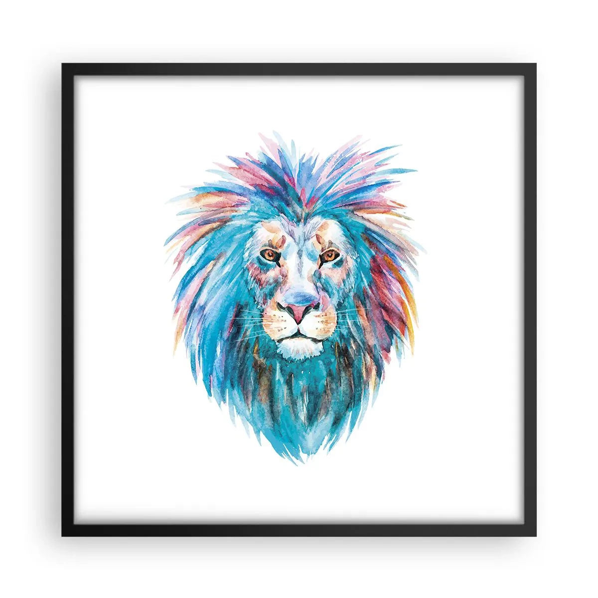 Plagát v čiernom ráme - Elektrizujúca aura - 50x50 cm