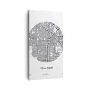 Obraz na plátne - Anatómia Los Angelesu - 55x100 cm
