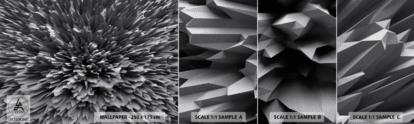 Vzorka fototapety Premium Sand - Ostrejšie to už nebude - 3D, Moderné, Trojrozmerný - 100x30 cm