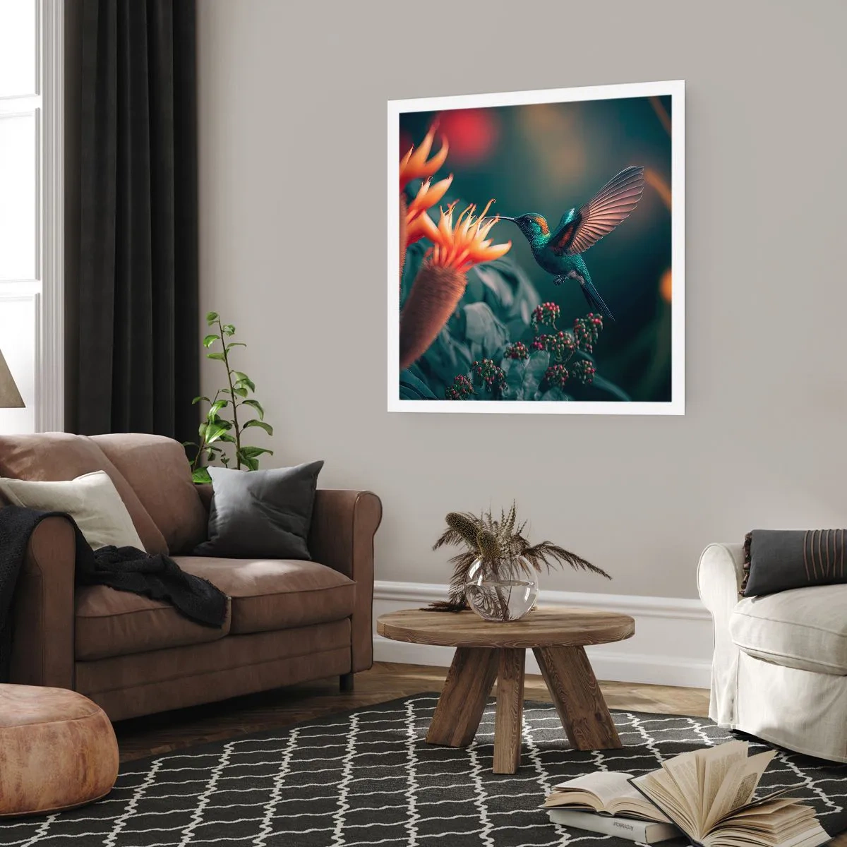 Plagát - Skutočne pestrý život - 50x50 cm