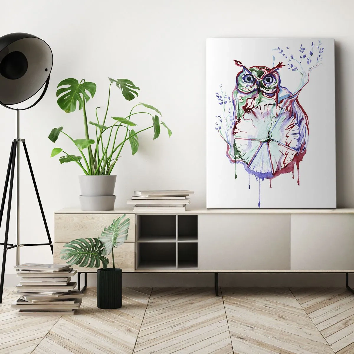 Obraz na plátne - Múdra od prírody - 65x120 cm