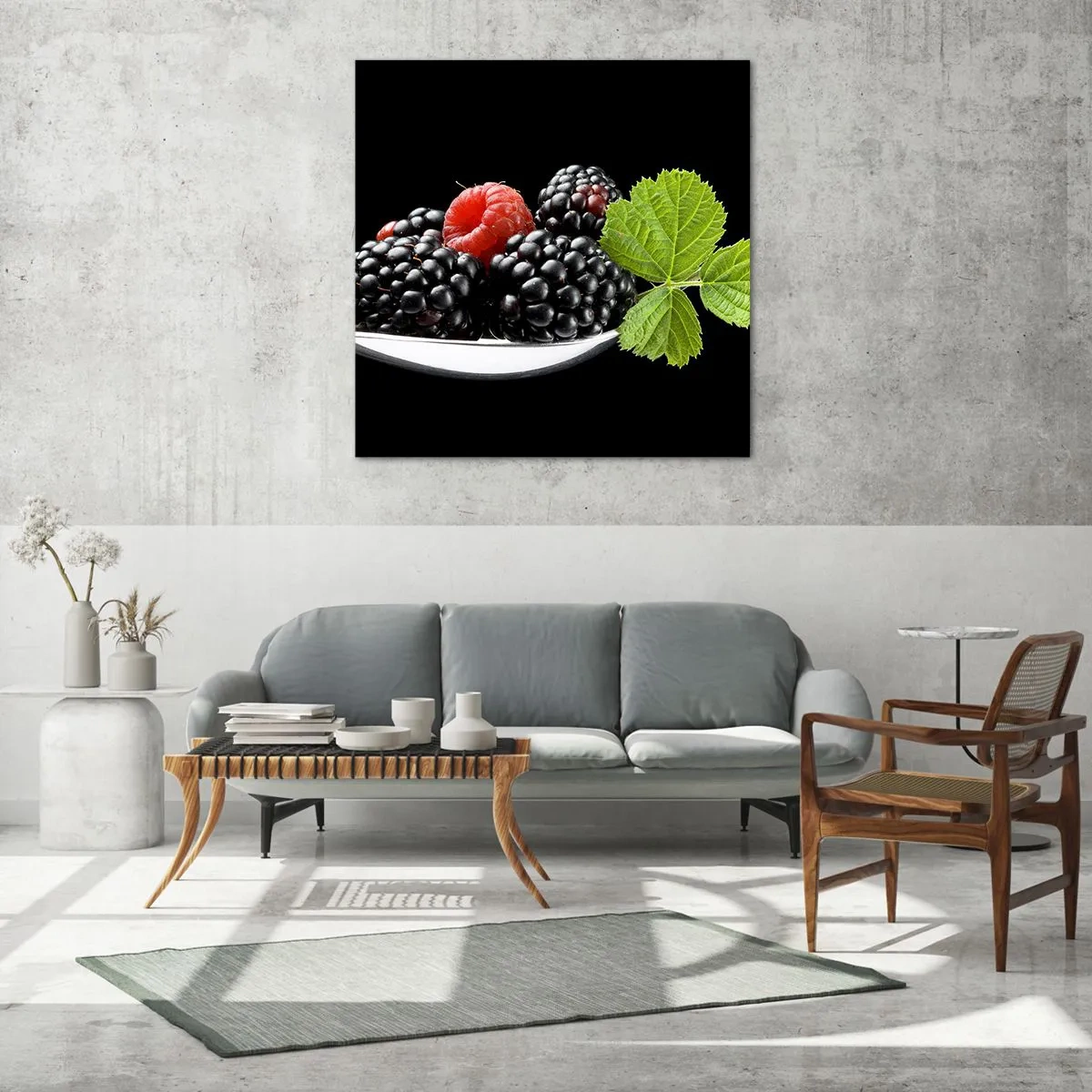 Obraz na skle - Chuť sviežosti - 70x70 cm