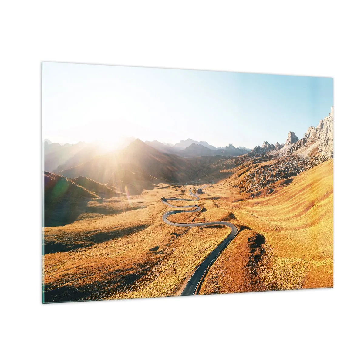 Obraz na skle - V zlatom údolí - 100x70 cm