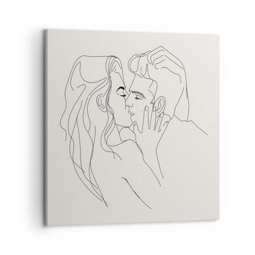 Obraz na plátne - Zamotaní citom - 50x50 cm