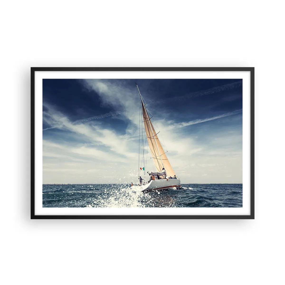 Plagát v čiernom ráme - Nás nedobehnú! - 91x61 cm