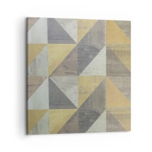 Obraz na plátne - V uhle trojuholníka - 60x60 cm