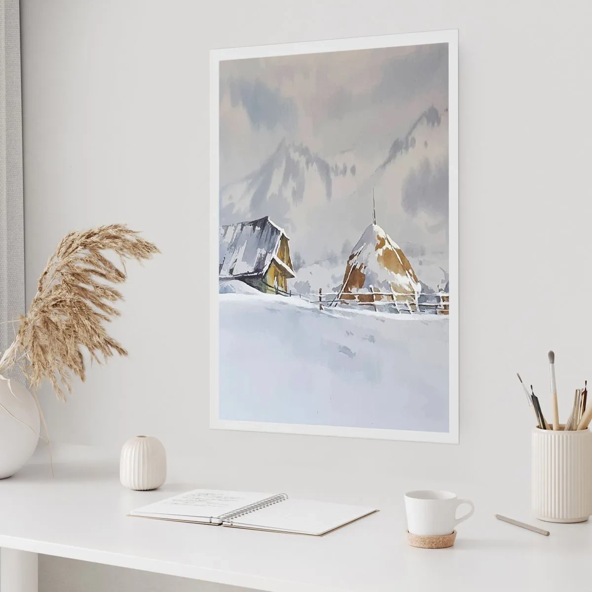 Plagát - V zasneženom údolí - 61x91 cm