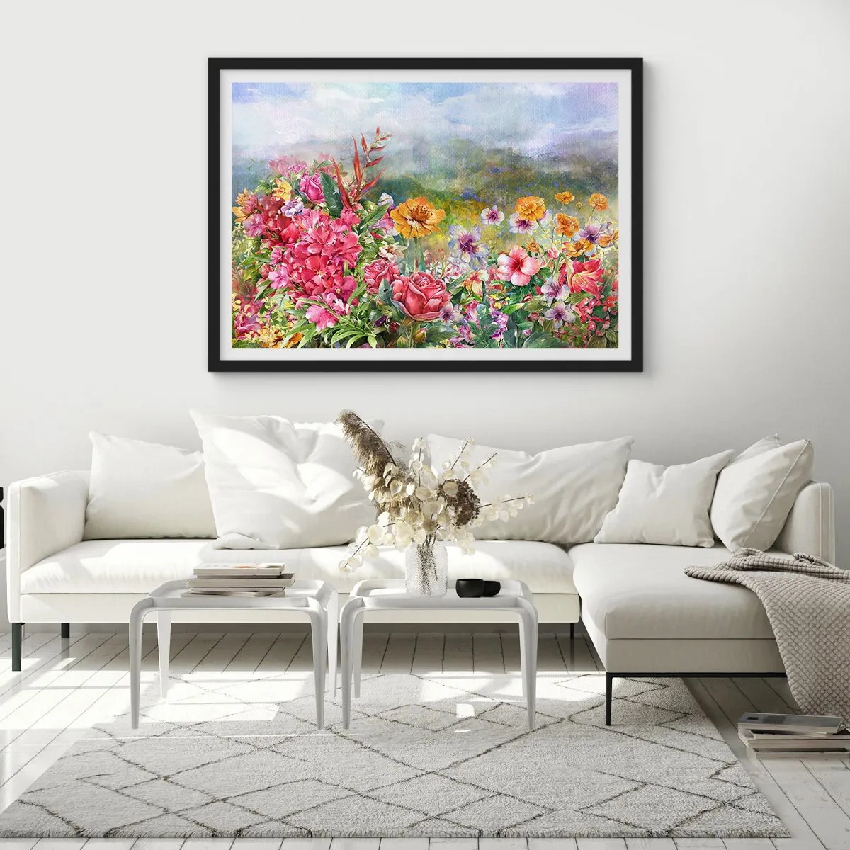 Plagát v čiernom ráme - Záhrada, ktorá sa zbláznila - 40x30 cm
