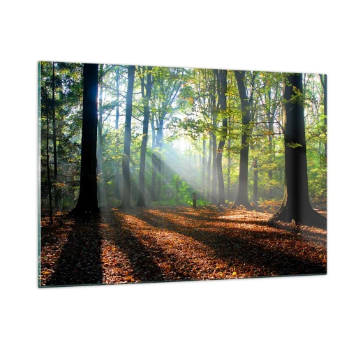 Obraz na skle - Svetlá a tiene - 120x80 cm