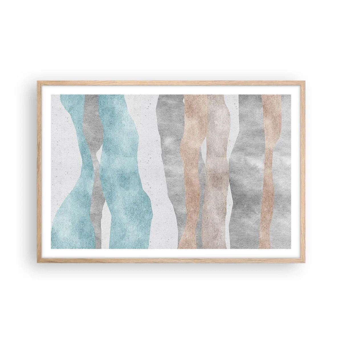 Plagát v ráme zo svetlého duba - Štúdia blízkosti - 91x61 cm