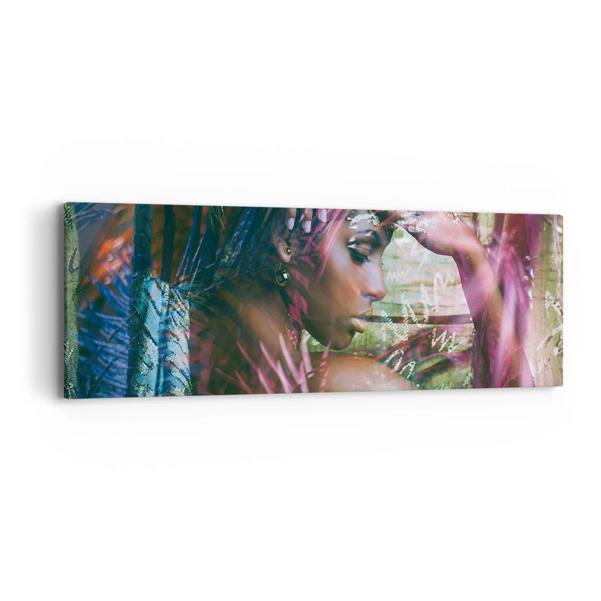 Obraz na plátne - Matka príroda v džungli - 90x30 cm