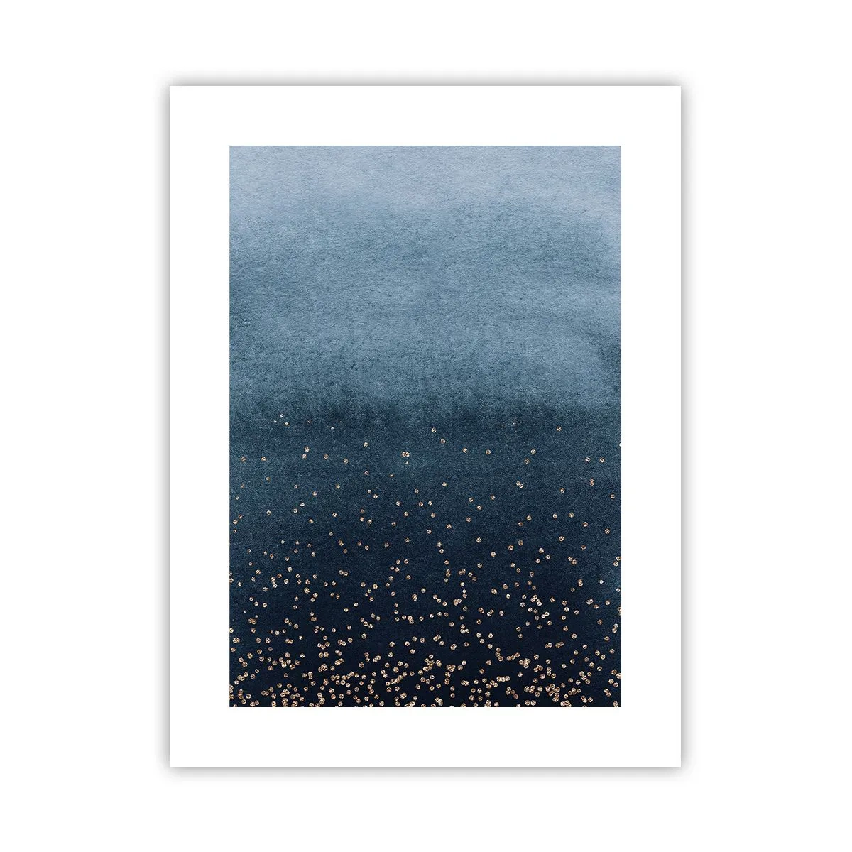 Plagát - Kompozícia – modrej fázy - 30x40 cm