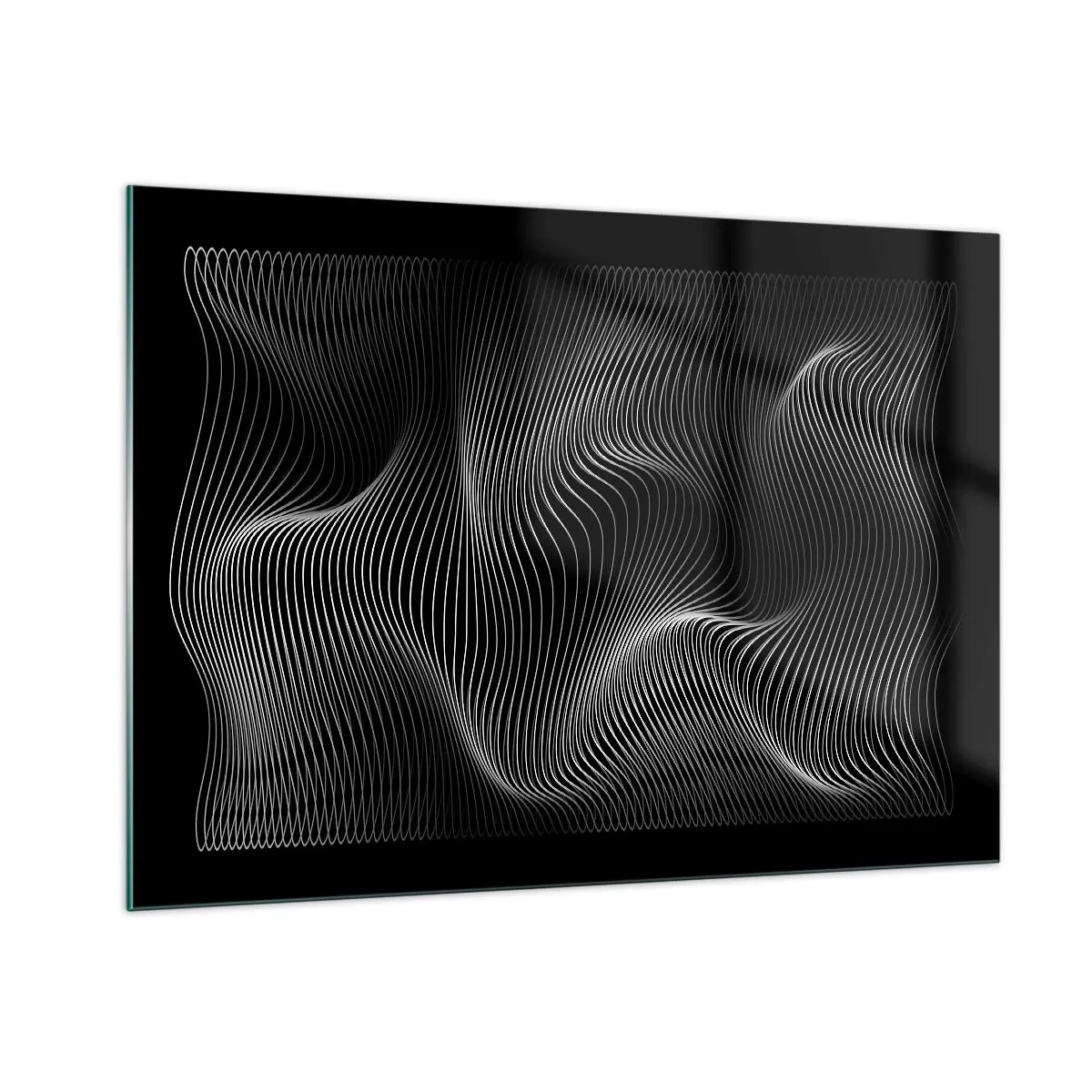 Obraz na skle - Tanec svetla v priestore - 100x70 cm