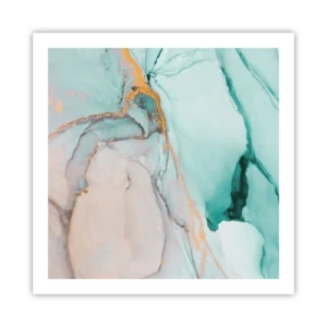 Plagát - Tanec tvarov a farieb - 60x60 cm