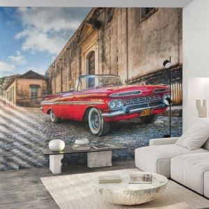 Fototapeta na mieru Samolepiaca Deluxe Sticker - Kubánske vzrušenie - Automobilový priemysel, Auto, Kuba