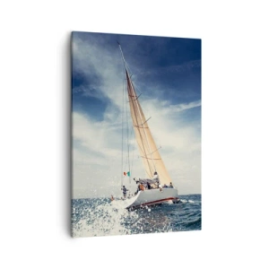 Obraz na plátne - Nás nedobehnú! - 50x70 cm