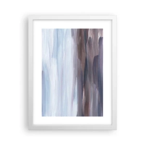 Plagát v bielom ráme - Živly: voda - 30x40 cm