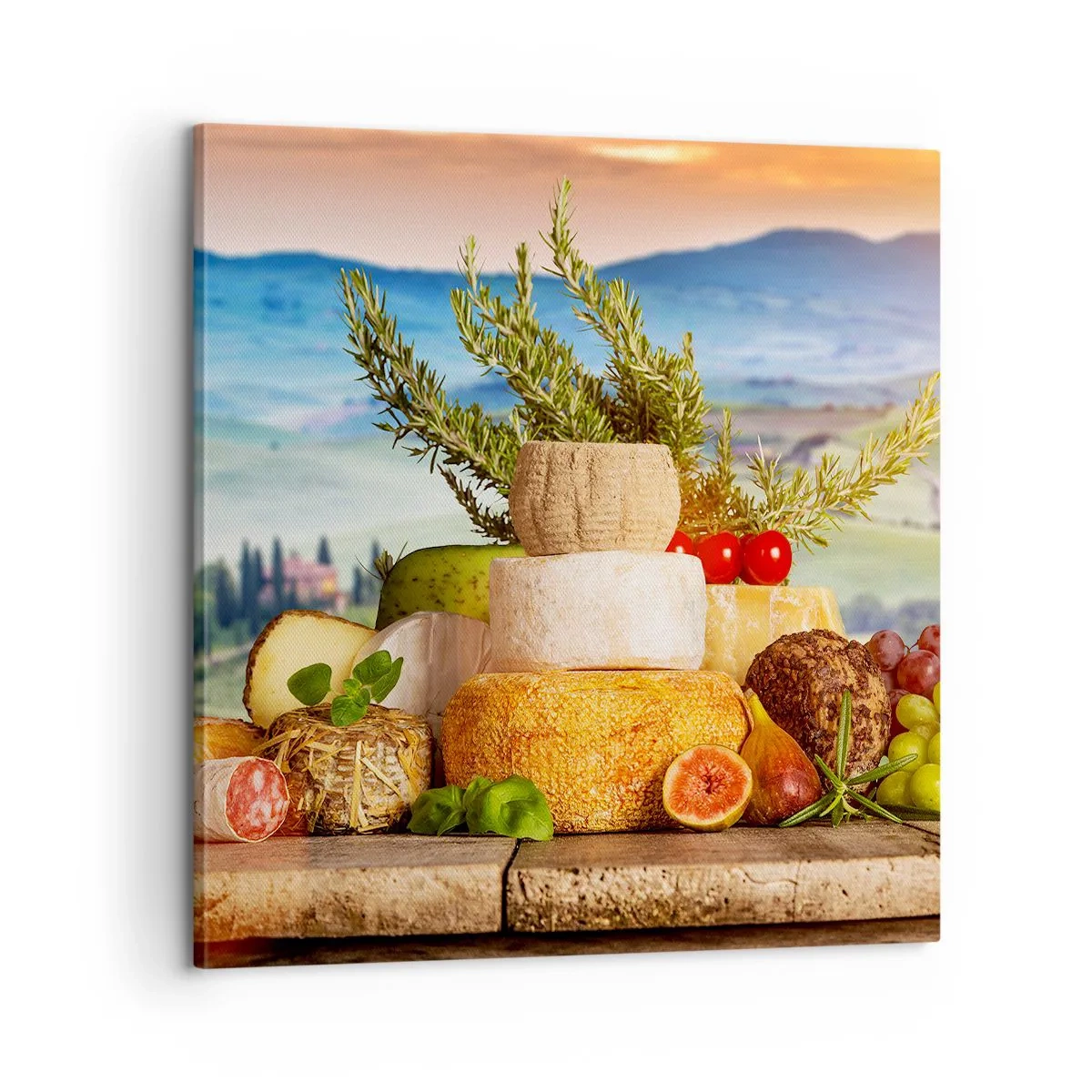 Obraz na plátne - Talianska radosť zo života - 60x60 cm