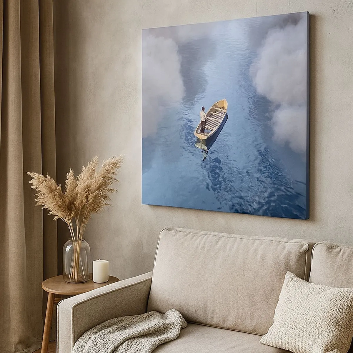 Obraz na plátne - Život – cesta – neistota - 30x30 cm