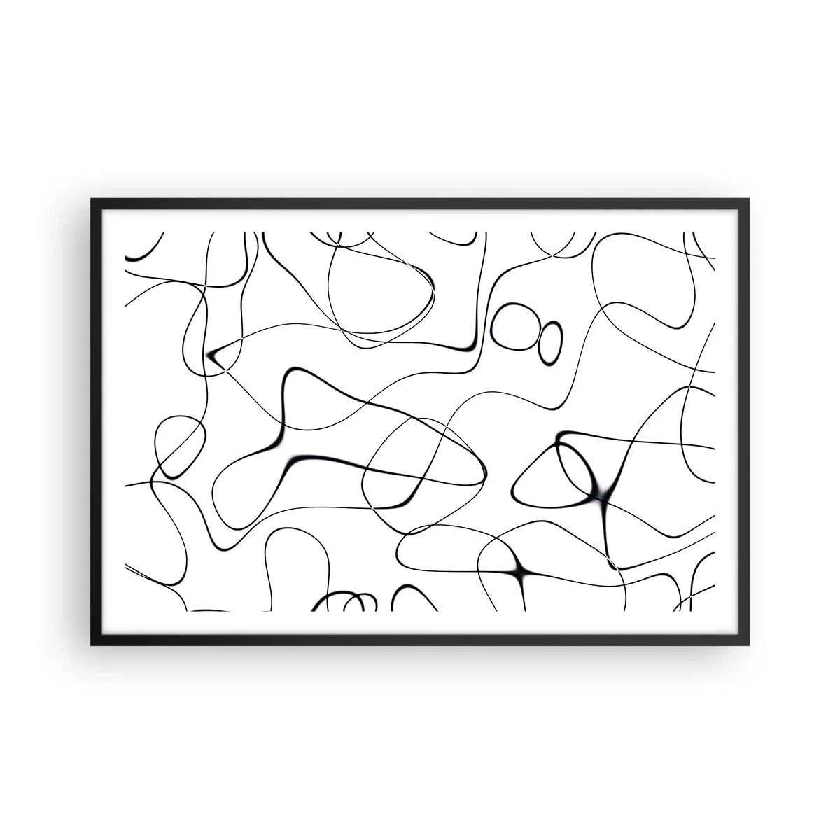 Plagát v čiernom ráme - Cesty života, zákruty osudu - 91x61 cm