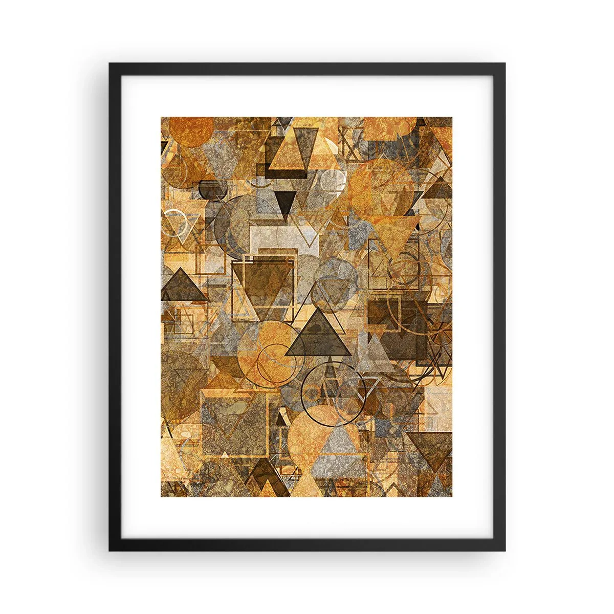 Plagát v čiernom ráme - Svet zachytený do tvaru - 40x50 cm