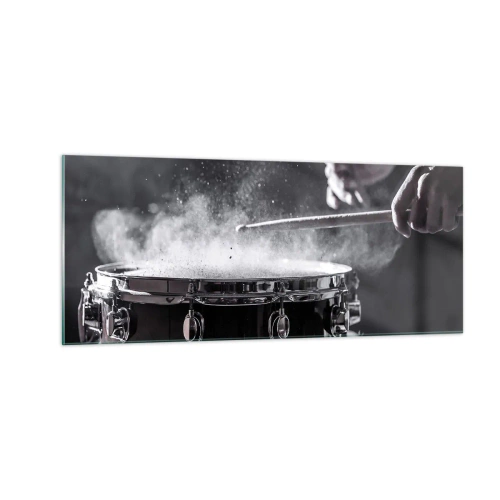 Obraz na skle - Pulz hudby - 100x40 cm