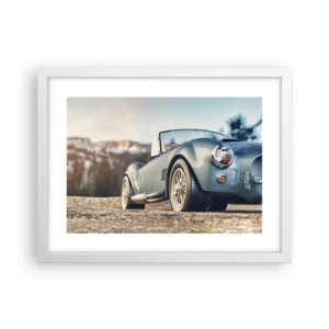 Plagát v bielom ráme - Pretože na štýle záleží - 40x30 cm