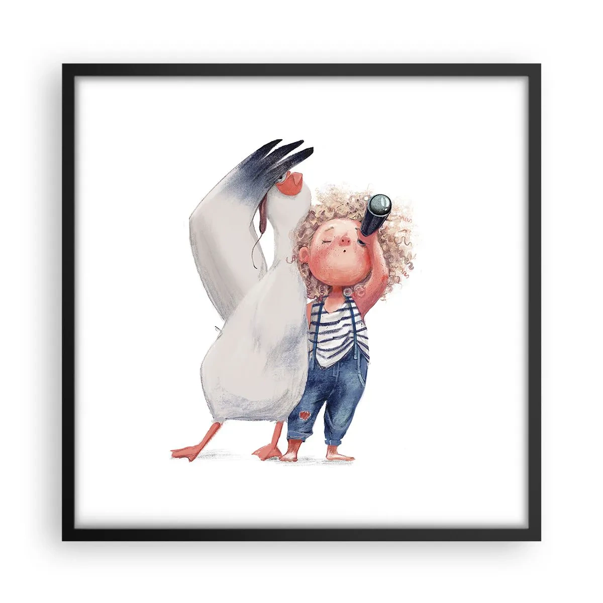 Plagát v čiernom ráme - Plán na skvelú cestu - 50x50 cm