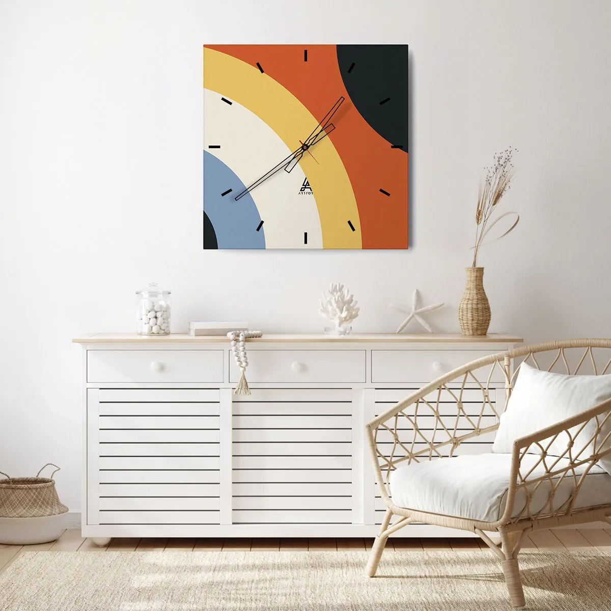 Nástenné hodiny - K sebe samému - 40x40 cm