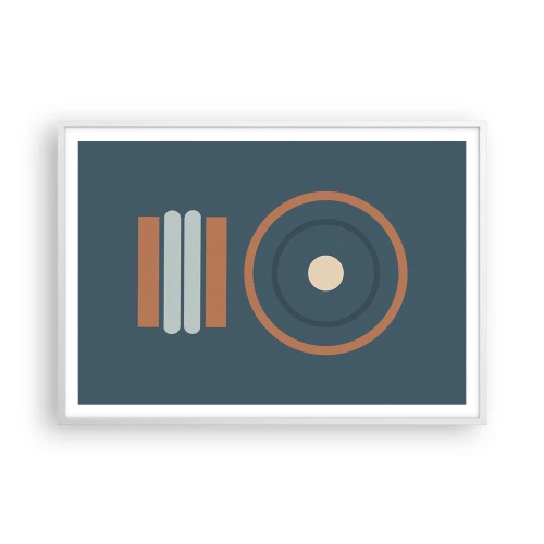 Plagát v bielom ráme - Podstata vecí - 100x70 cm