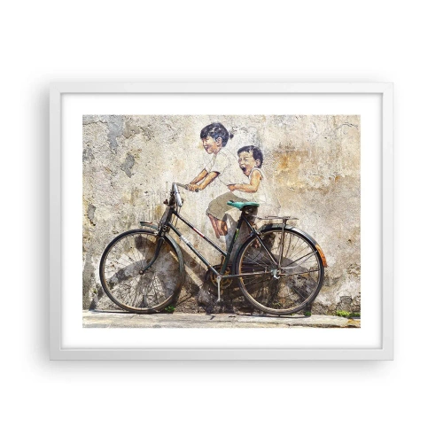 Plagát v bielom ráme - Pravda alebo klam? - 50x40 cm