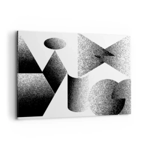 Obraz na plátne - Uhly a ovály - 100x70 cm