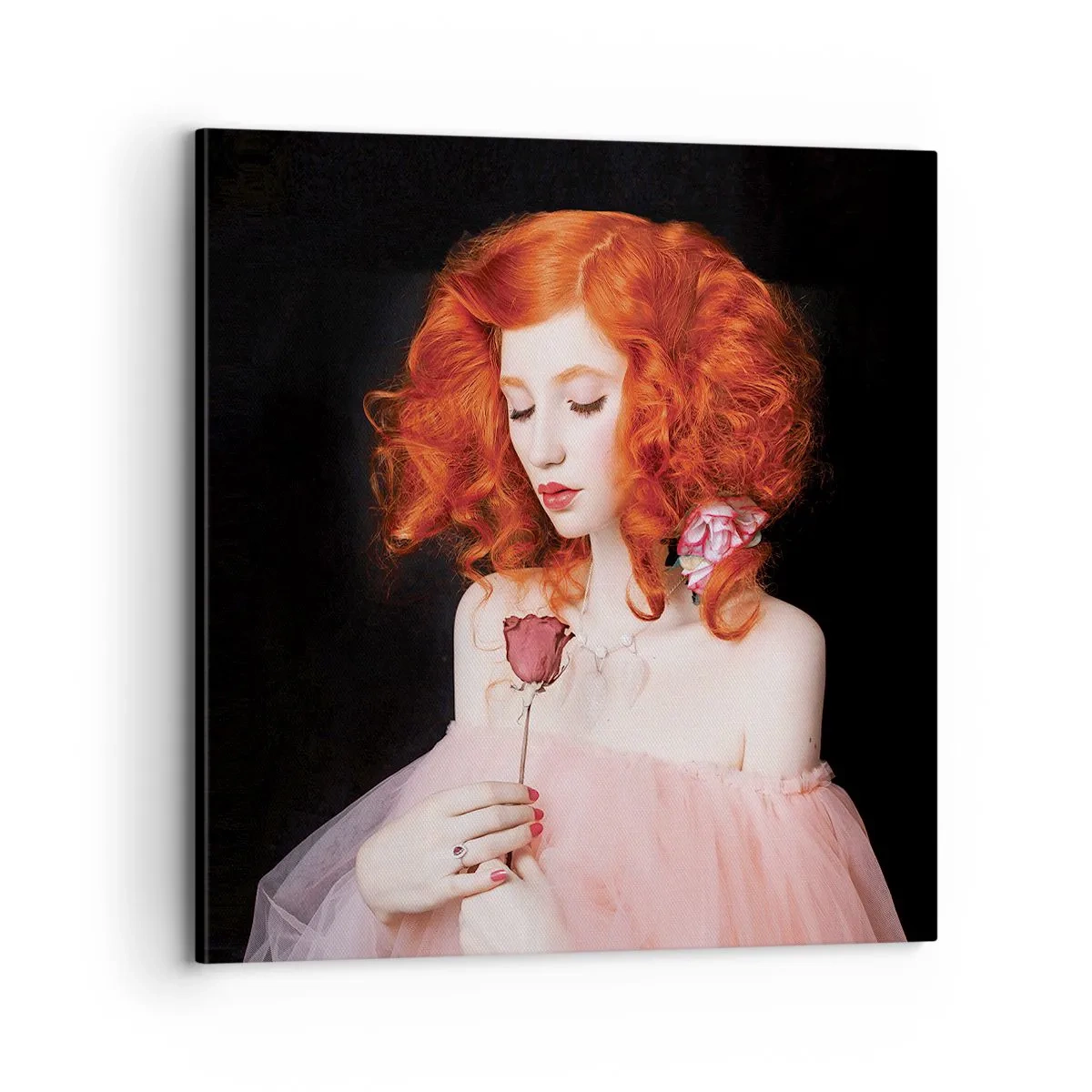 Obraz na plátne - V barokovom štýle - 70x70 cm