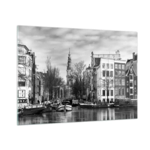 Obraz na skle - Amsterdamské vibrácie - 100x70 cm