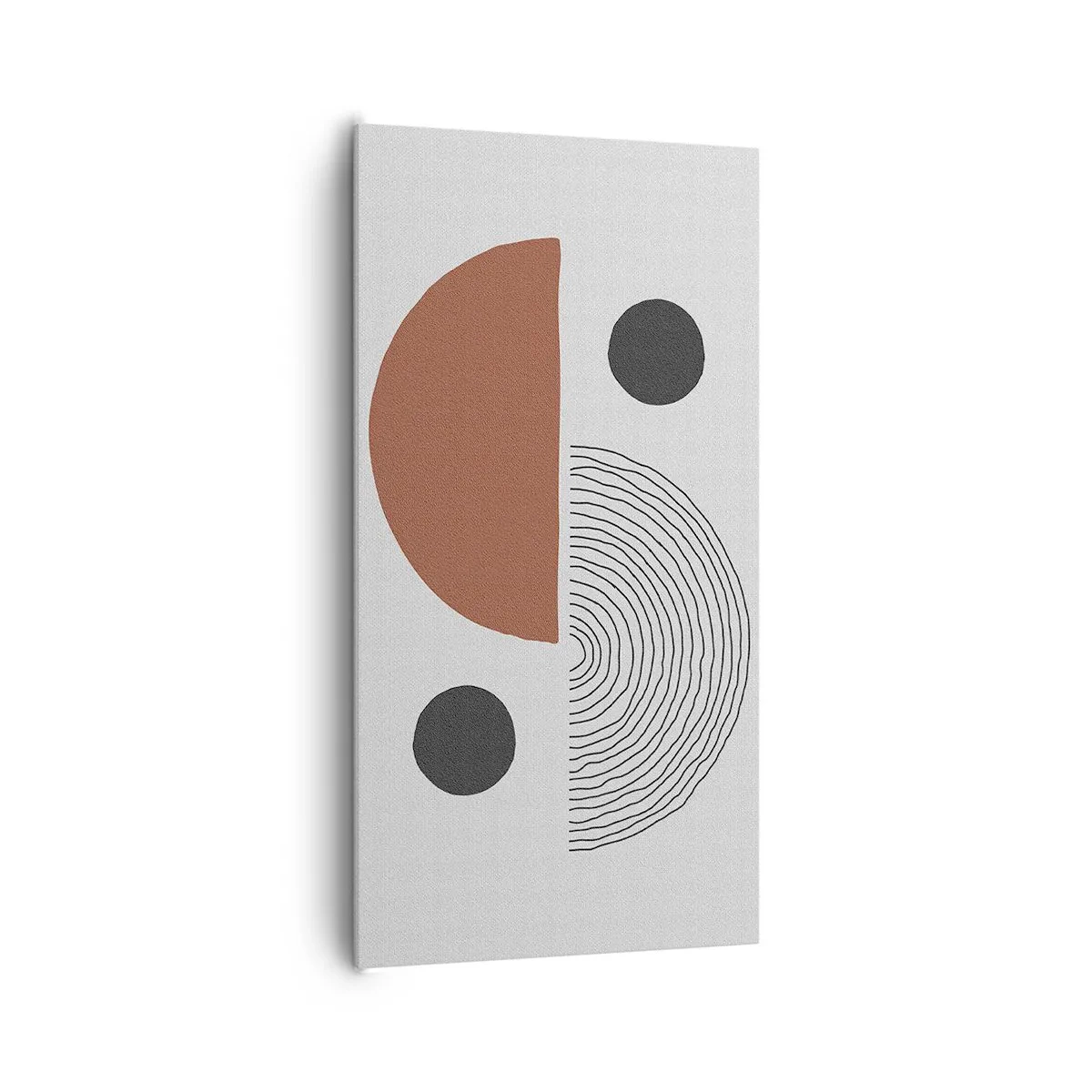 Obraz na plátne - Dokonalosť kruhu - 65x120 cm