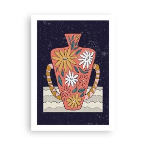 Plagát - Maľovaný džbán - 50x70 cm