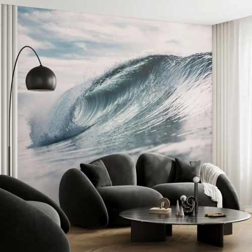 Fototapeta Premium Canvas - Vodná špička - Morská vlna, More, oceán - 450x315 cm